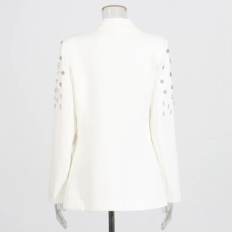 ZMEENNA Women’s Rhinestone Blazer