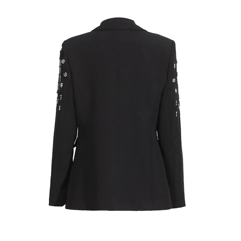 ZMEENNA Women’s Rhinestone Blazer