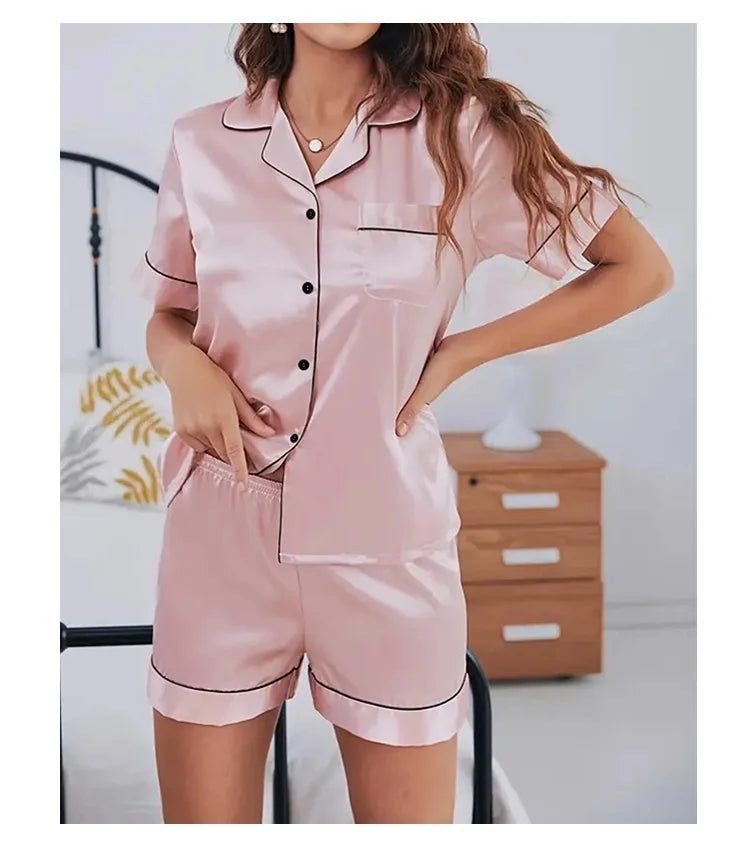 Women’s Satin Pajama Set