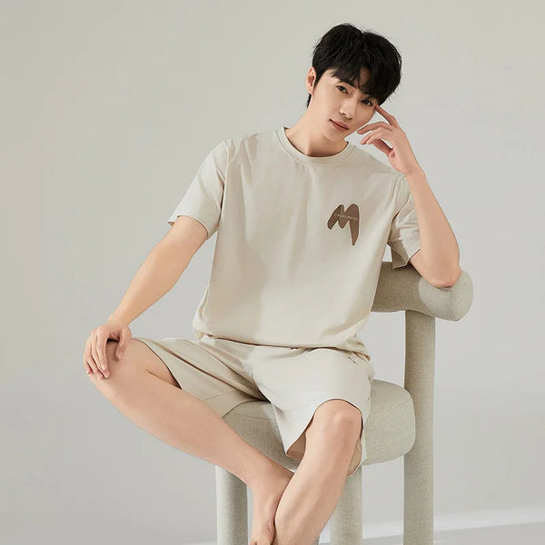 Men’s Cotton Summer Pajama Set