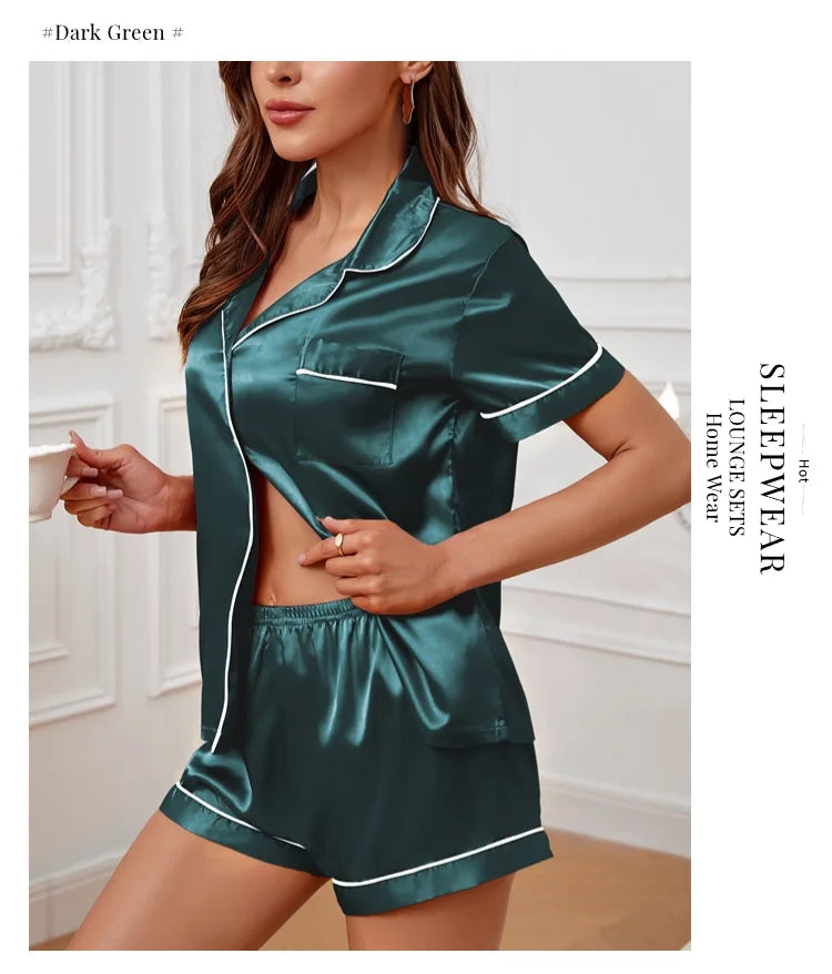 Women’s Satin Pajama Set