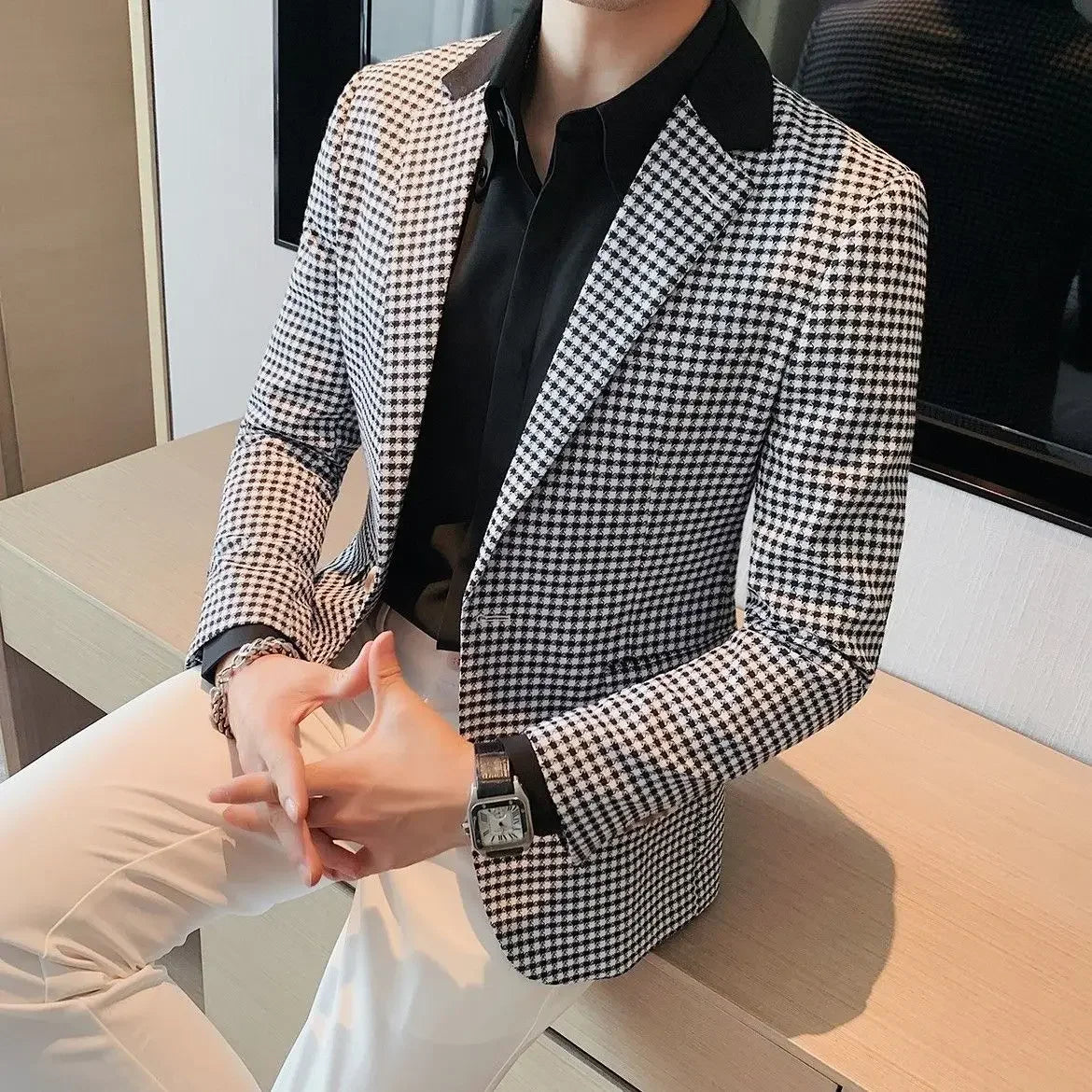 Men’s Slim Fit Single-Breasted Blazer