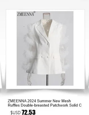 ZMEENNA Women’s Rhinestone Blazer