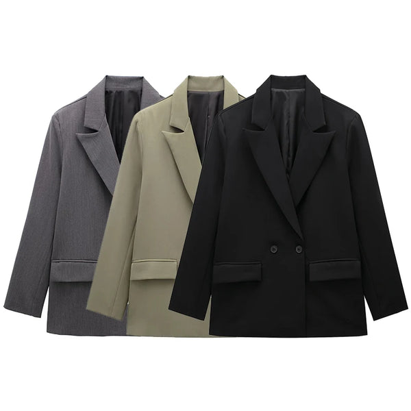 Willshela Women’s Double-Breasted Blazer