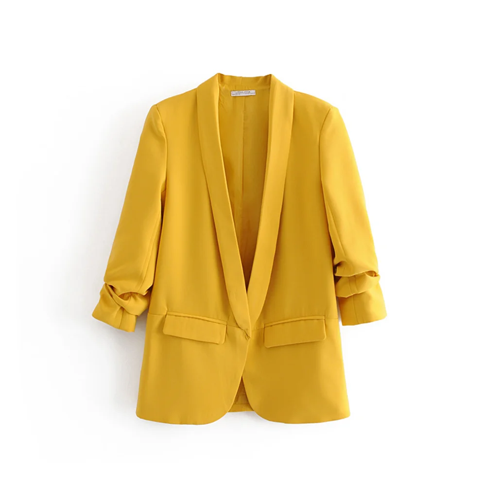 PB&ZA Women’s Pleated Sleeve Blazer – Urban Commuter Jacket