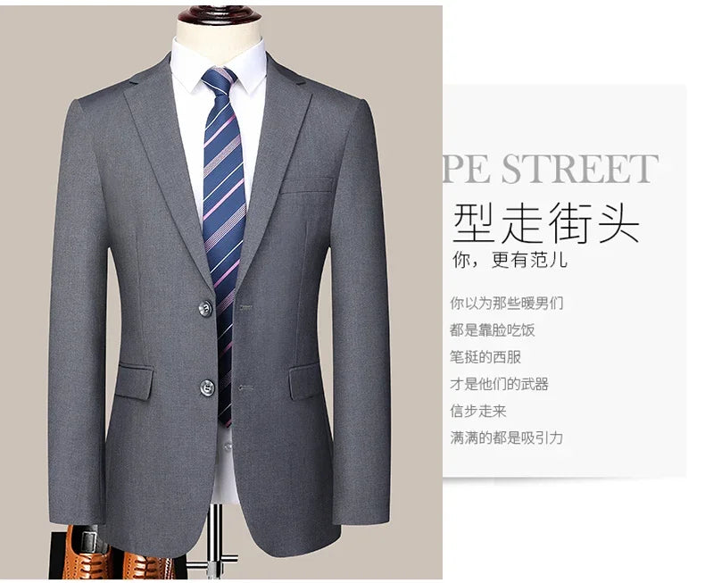 Men’s 2024 Slim Fit Business Suit