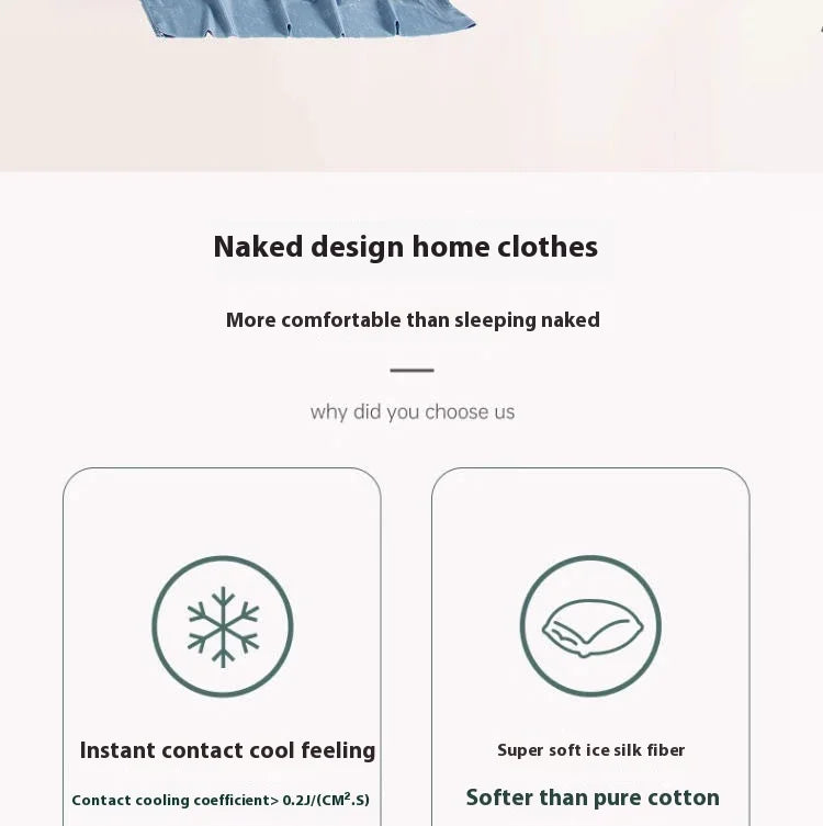 Men’s Summer Ice Silk Pajama Set – Printed Short Sleeve & Pants
