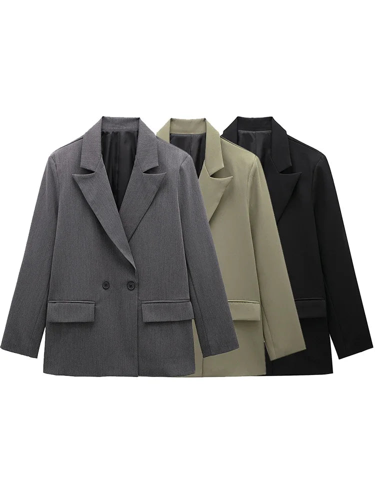 Willshela Women’s Double-Breasted Blazer