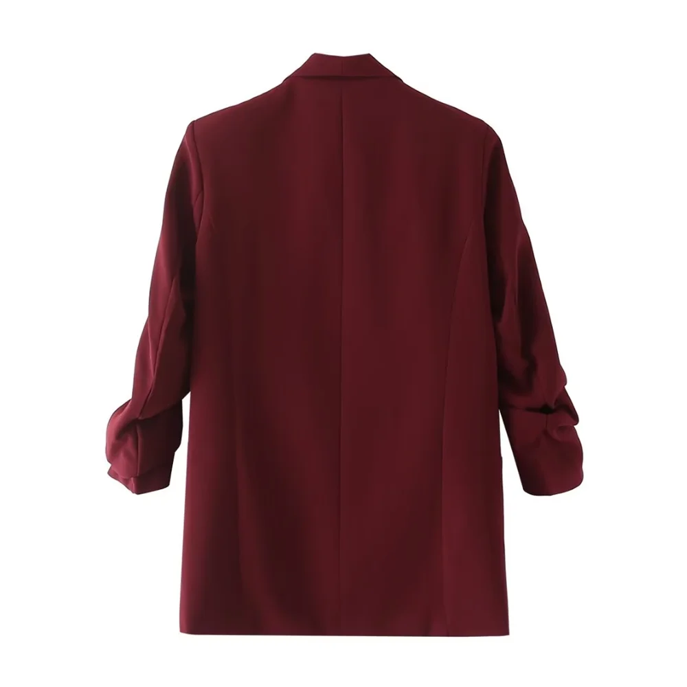 PB&ZA Women’s Pleated Sleeve Blazer – Urban Commuter Jacket