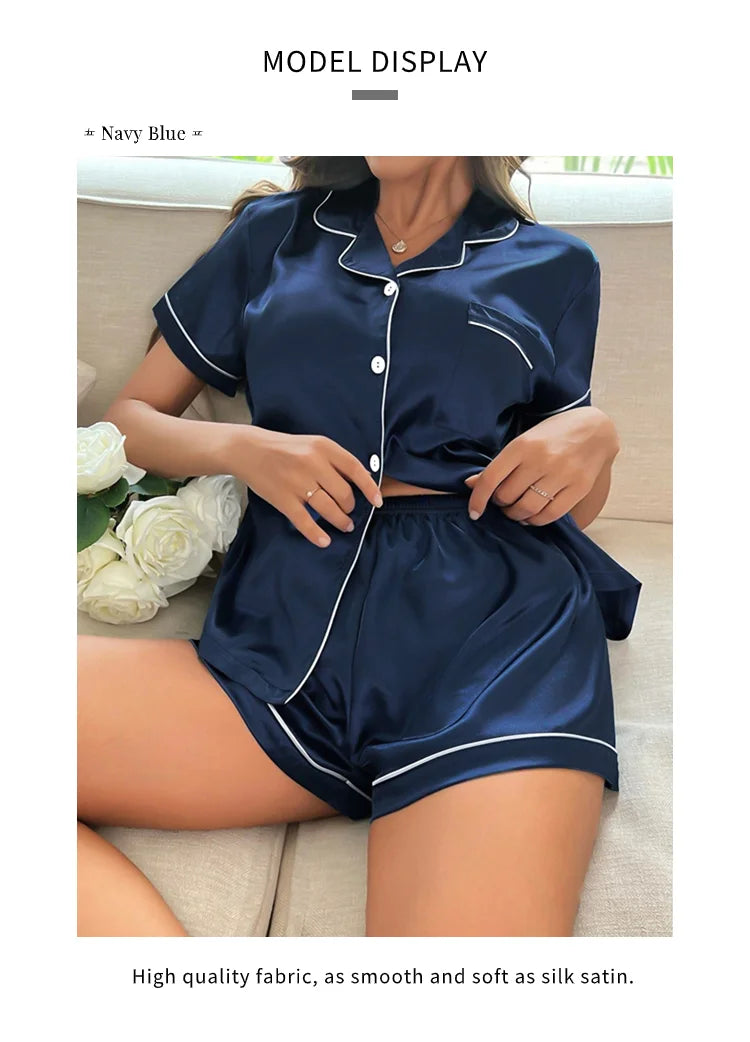 Women’s Satin Pajama Set