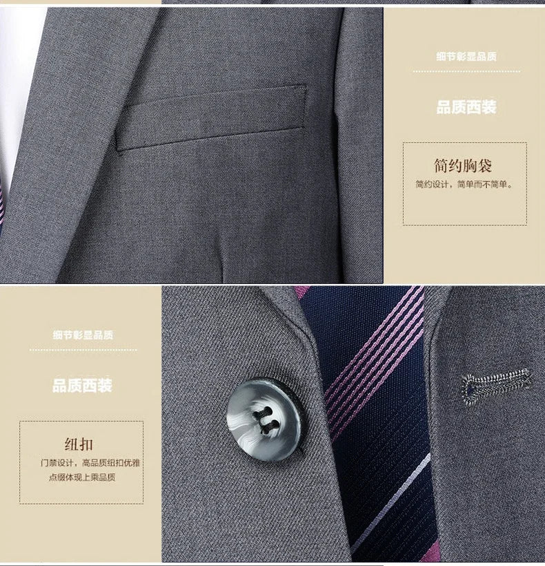 Men’s 2024 Slim Fit Business Suit