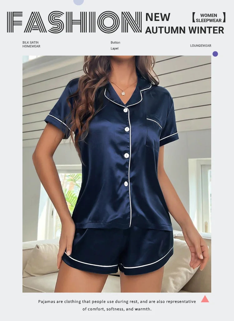 Women’s Satin Pajama Set