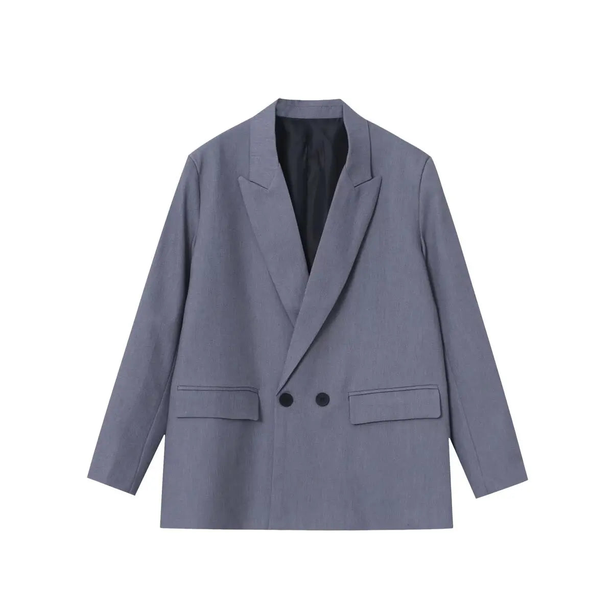 PB&ZA Loose Double-Breasted Blazer