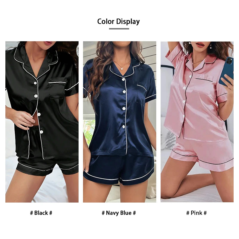 Women’s Satin Pajama Set