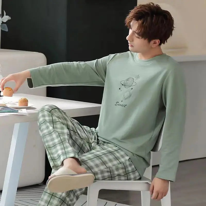Men’s Spring/Fall Pajama Set