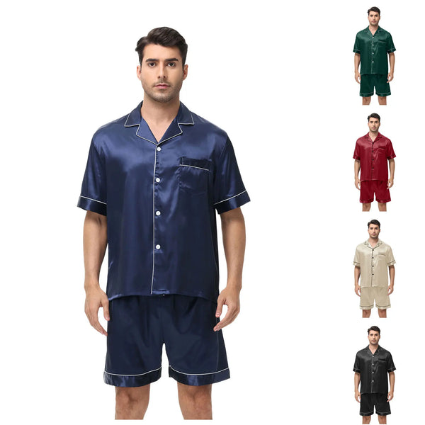 Men’s Satin Summer Pajama Set