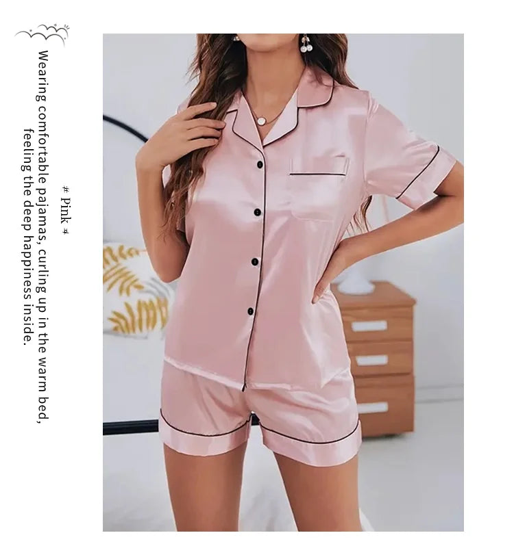 Women’s Satin Pajama Set