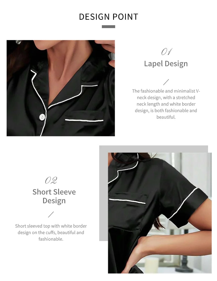 Women’s Satin Pajama Set