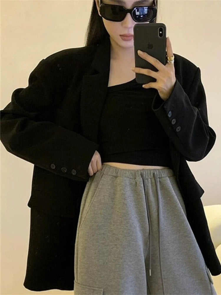 Women’s Casual Single-Button Blazer