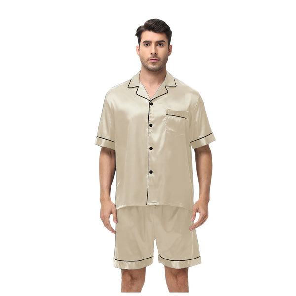 Men’s Satin Summer Pajama Set