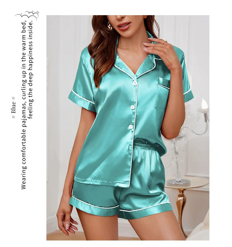 Women’s Satin Pajama Set