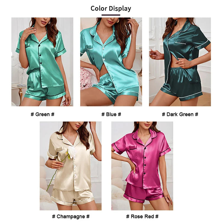 Women’s Satin Pajama Set