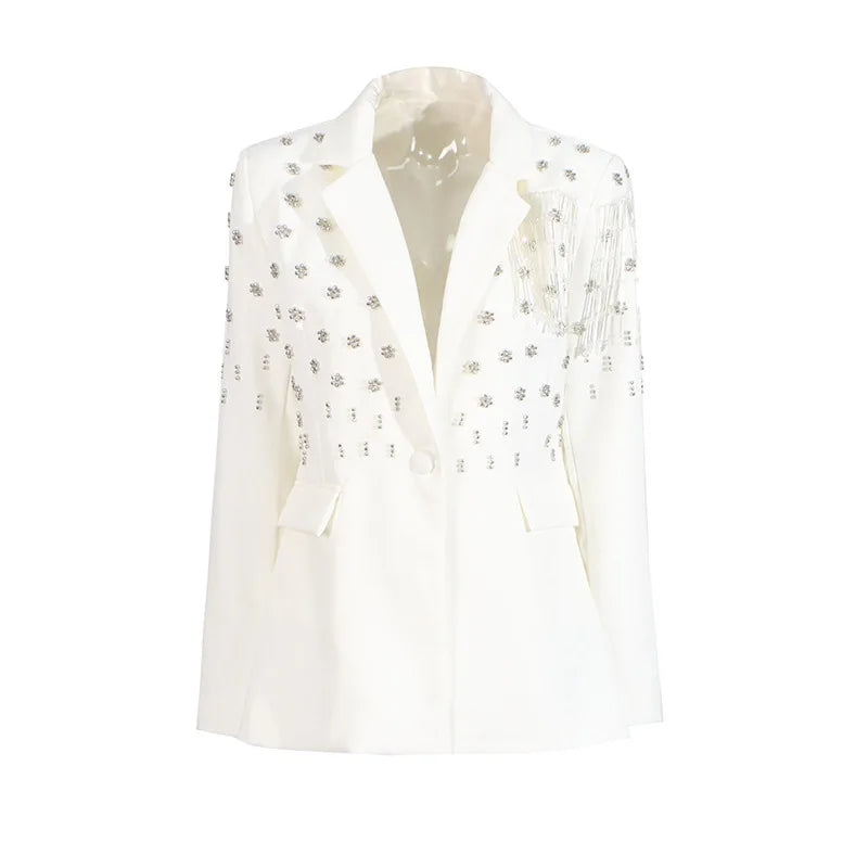 ZMEENNA Women’s Rhinestone Blazer