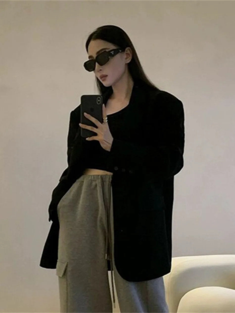 Women’s Casual Single-Button Blazer